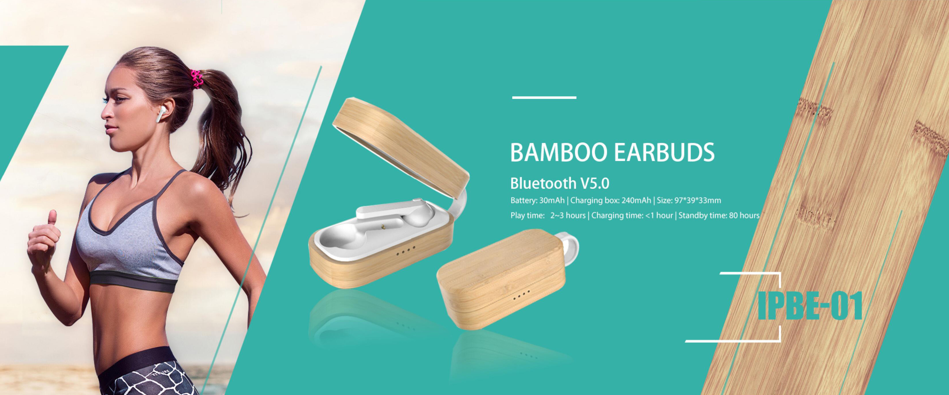 Bamboo earbuds
