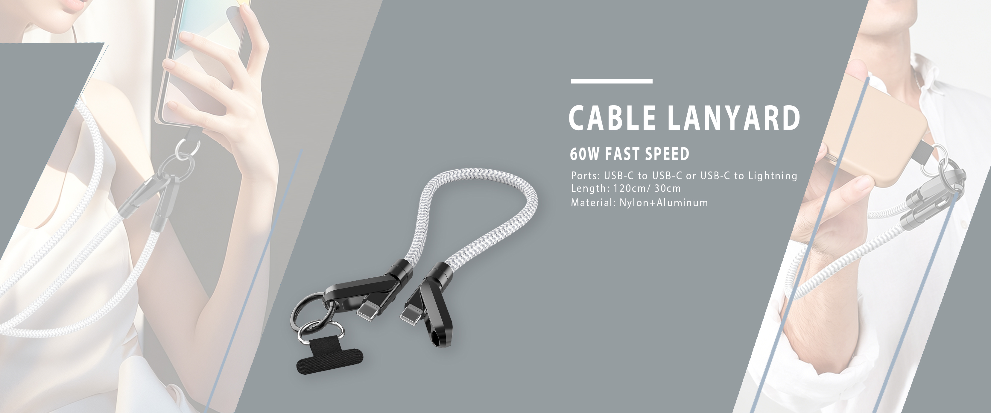 Lanyard USB Charging Cable